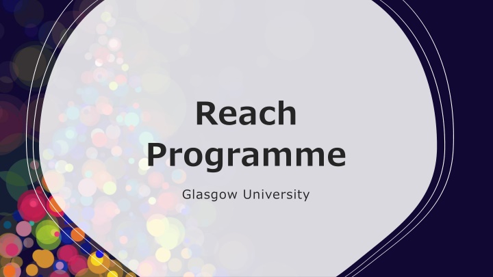 reach programme glasgow university n.w