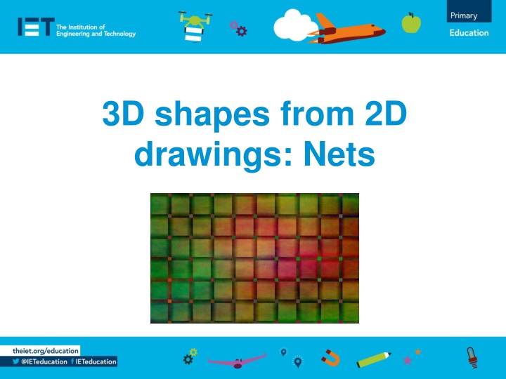 3d shapes from 2d drawings nets n.w