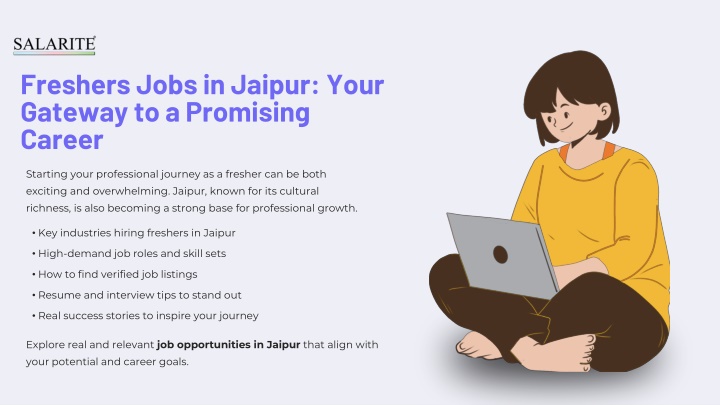 Freshers Jobs in Jaipur Your Gateway to a Promising Career