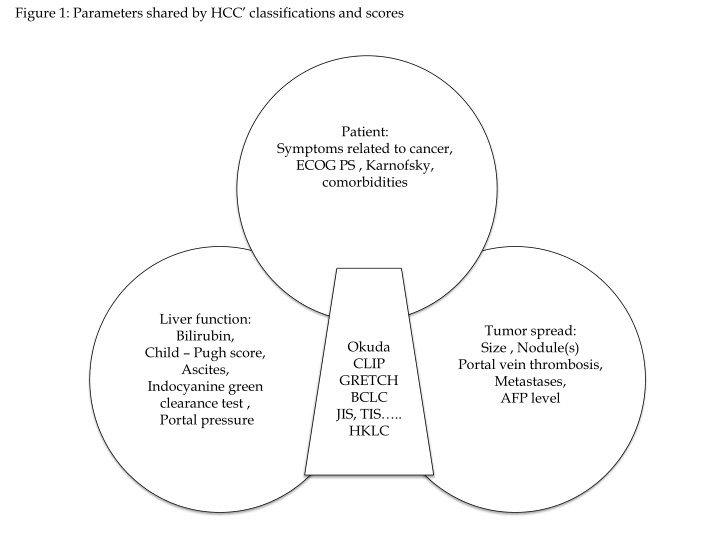figure 1 parameters shared by hcc classifications n.w