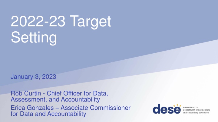 2022 23 target setting n.w