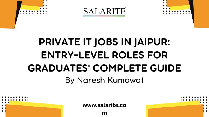 Private IT Jobs in Jaipur