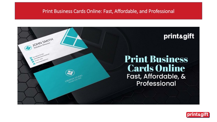 Print Business Cards Online Fast, Affordable, and Professional