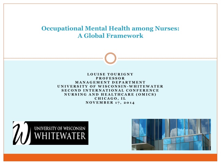occupational mental health among nurses a global n.w
