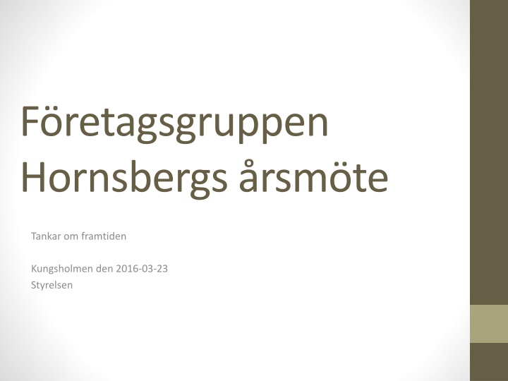 f retagsgruppen hornsbergs rsm te n.w