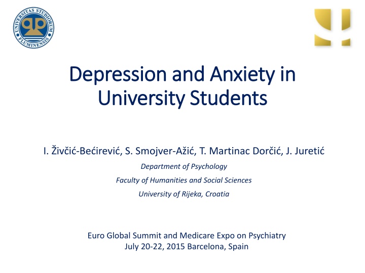 depression depression and university university n.w