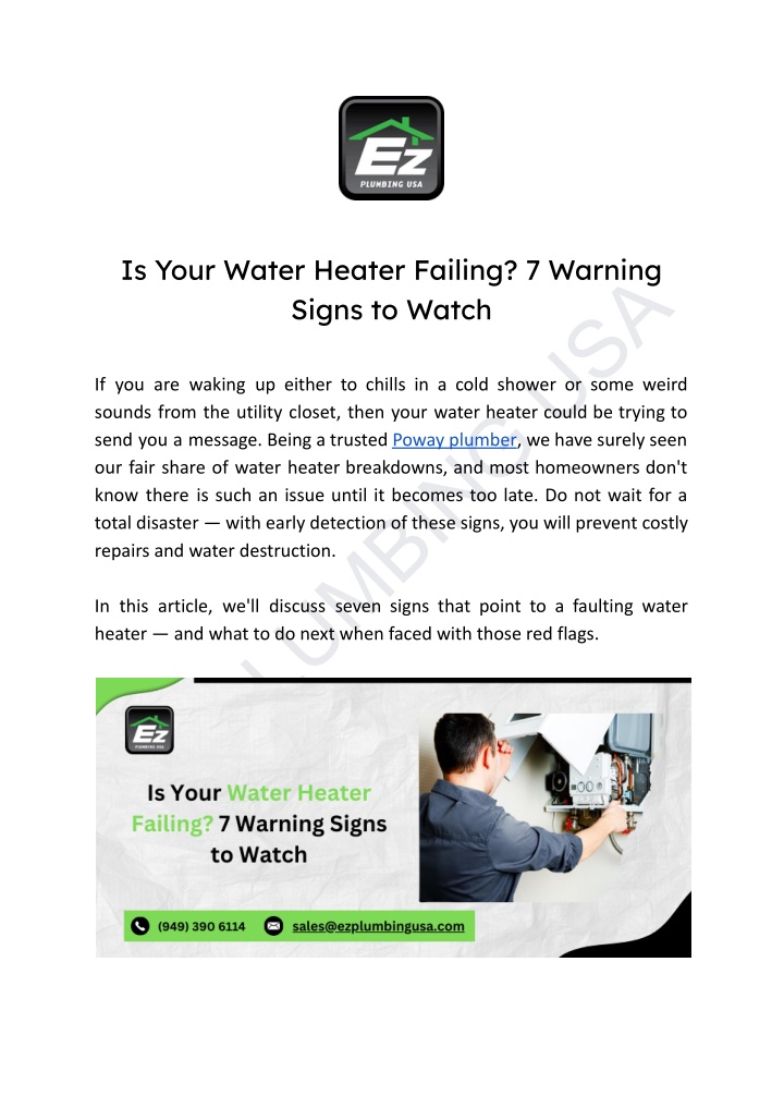 is your water heater failing 7 warning signs n.w