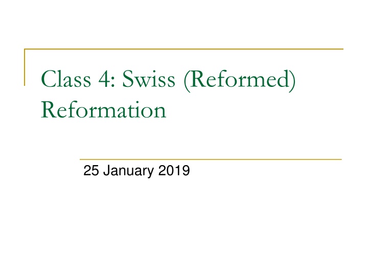 class 4 swiss reformed reformation n.w