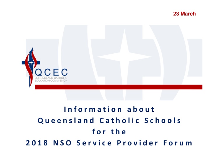 Queensland Catholic Schools Overview 2018