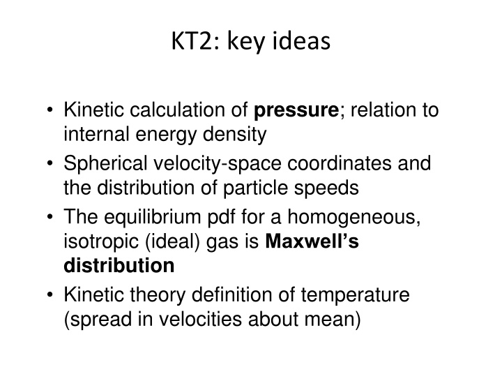 kt2 key ideas n.w
