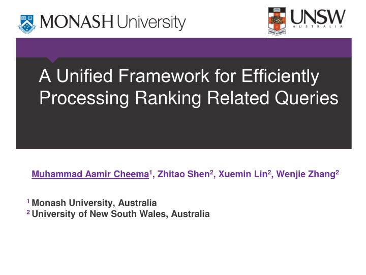 a unified framework for efficiently processing n.w