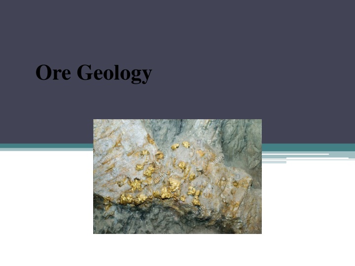 ore geology n.w