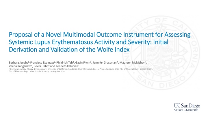 proposal of a novel multimodal outcome instrument n.w