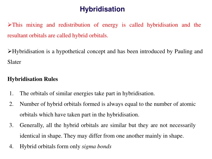 hybridisation n.w