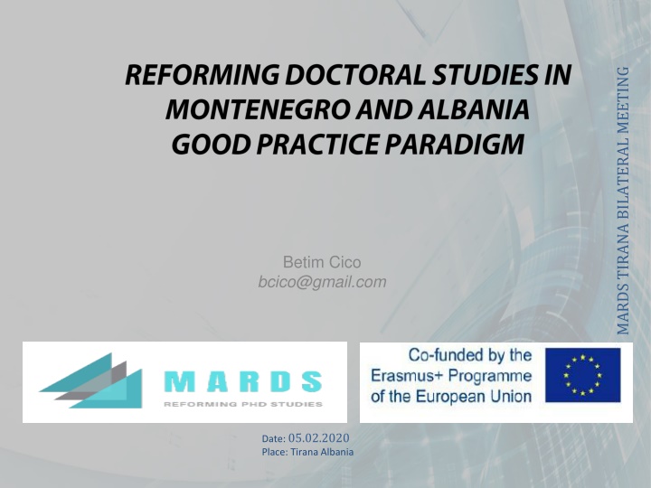mards tirana bilateral meeting n.w