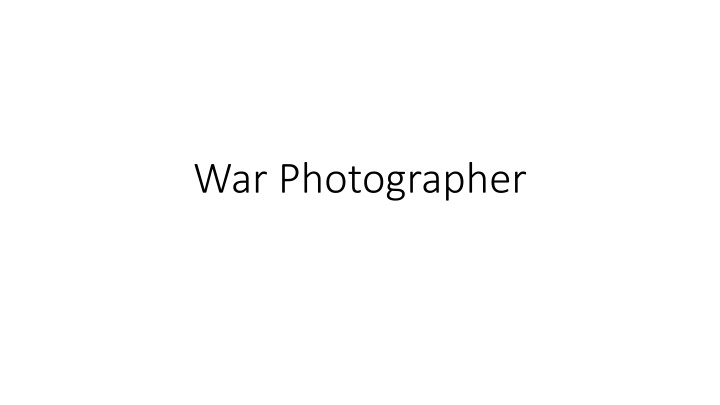 war photographer n.w