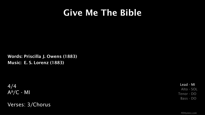 give me the bible n.w
