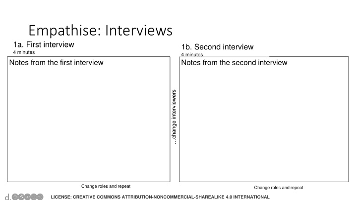 empathise interviews 1a first interview 4 minutes n.w