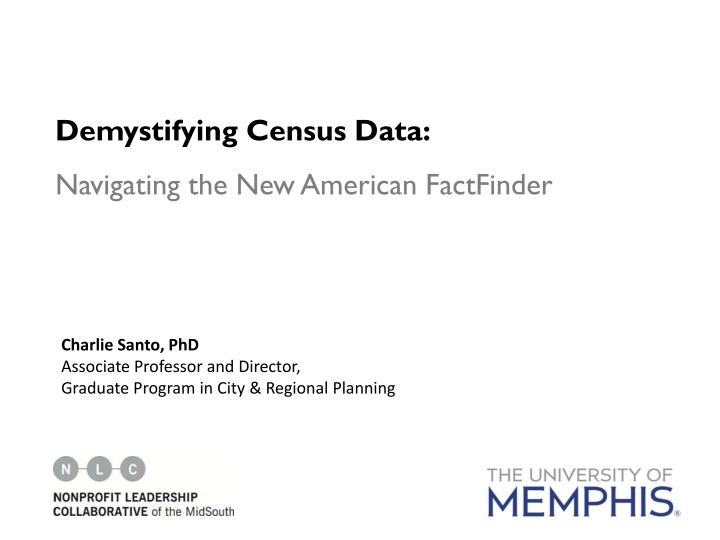 demystifying census data n.w