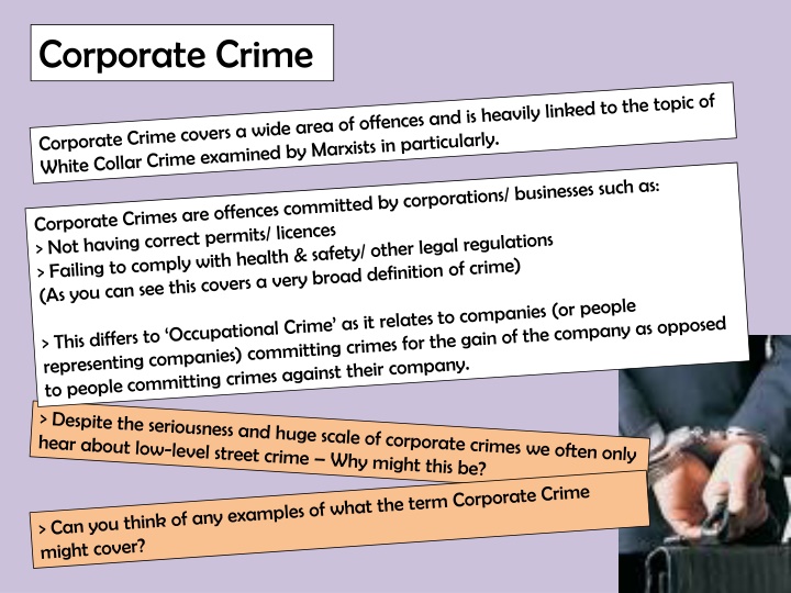 corporate crime n.w