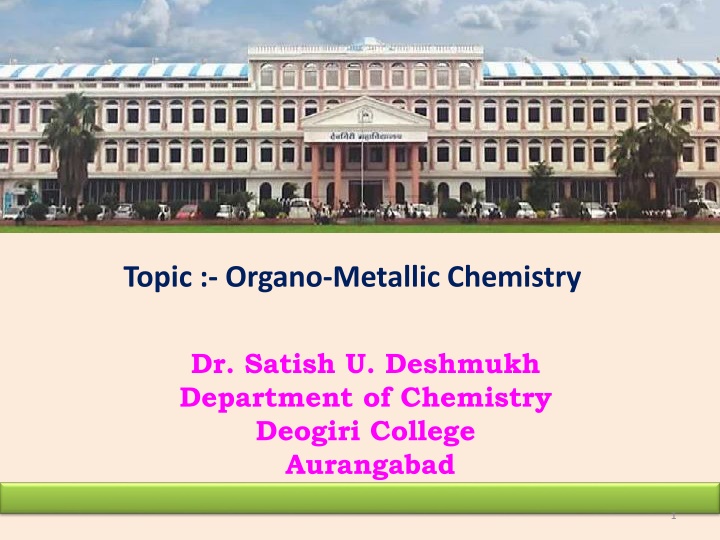 topic organo metallic chemistry n.w