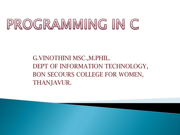 programming in c n.w