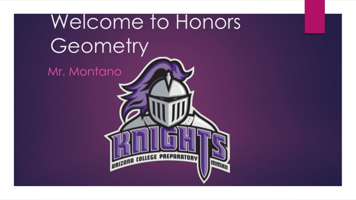 welcome to honors geometry n.w