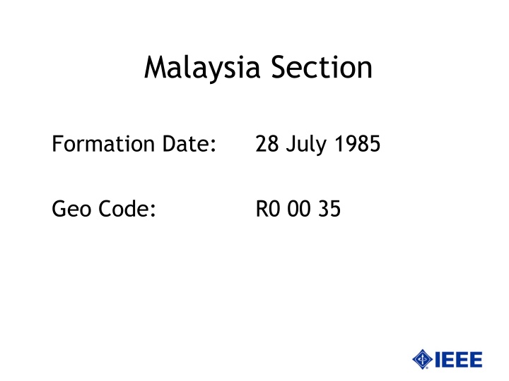 malaysia section n.w