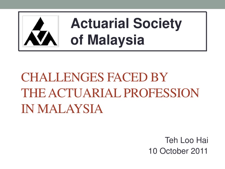 actuarial society of malaysia n.w
