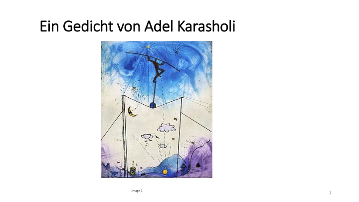 Adel Karasholi - Seiltanz und Migrationserfahrung