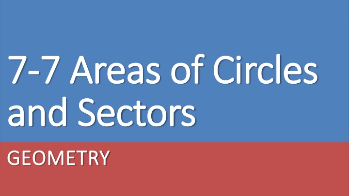7 7 7 areas of circles 7 areas of circles n.w