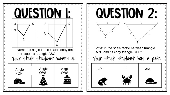 what is the scale factor between triangle n.w