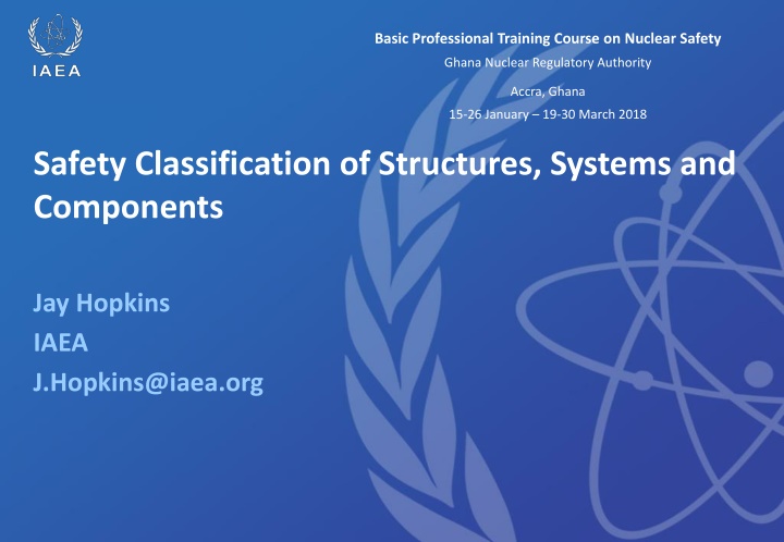 basic professional training course on nuclear n.w