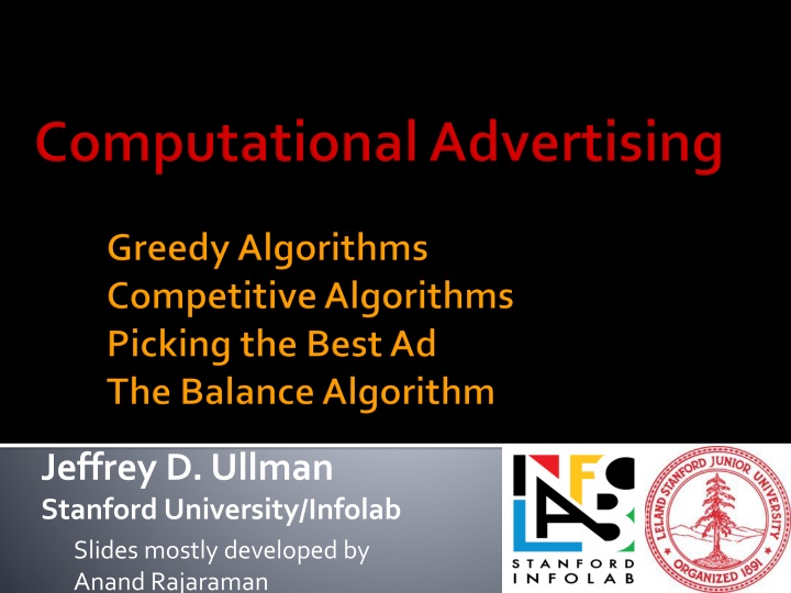 jeffrey d ullman stanford university infolab n.w