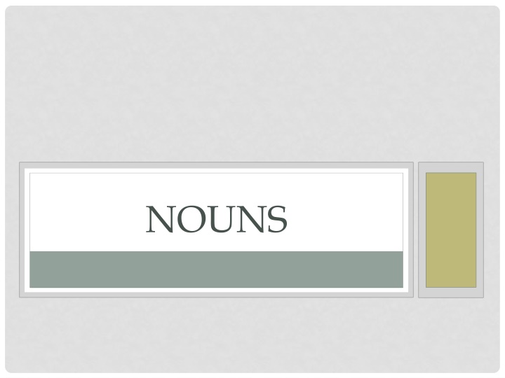 nouns n.w