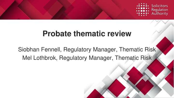 probate thematic review n.w