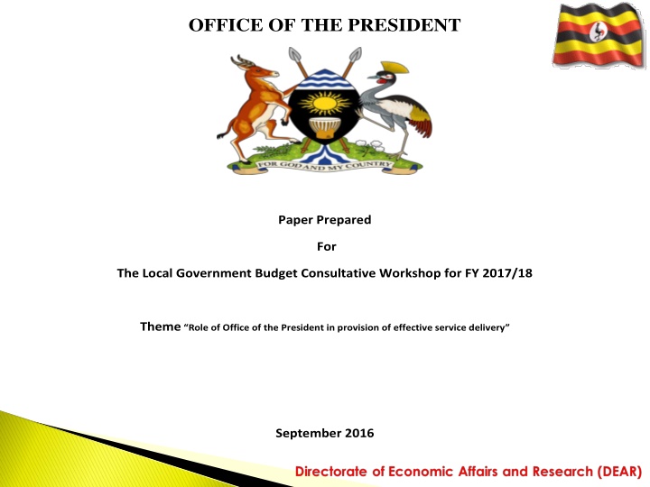 office of the president n.w