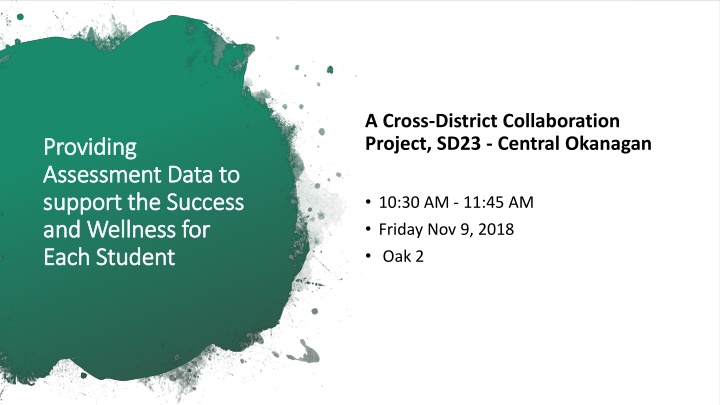 a cross district collaboration project sd23 n.w