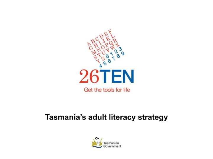 tasmania s adult literacy strategy n.w
