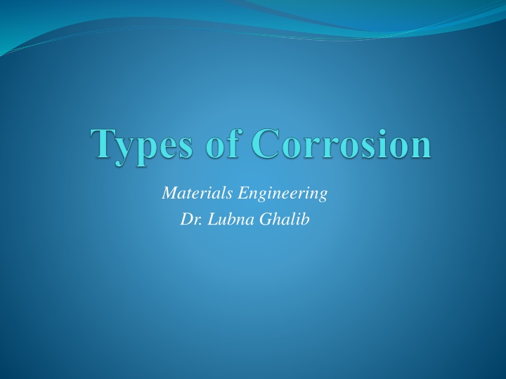 materials engineering dr lubna ghalib n.w