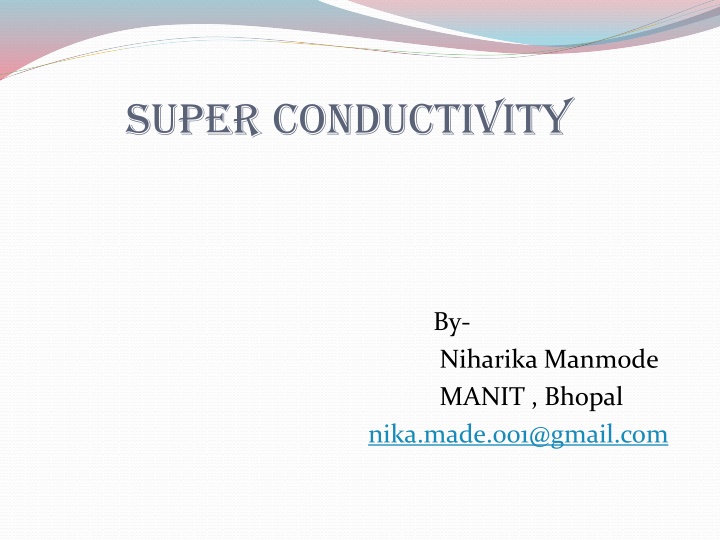 super conductivity n.w