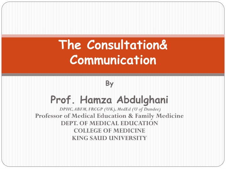 the consultation communication n.w
