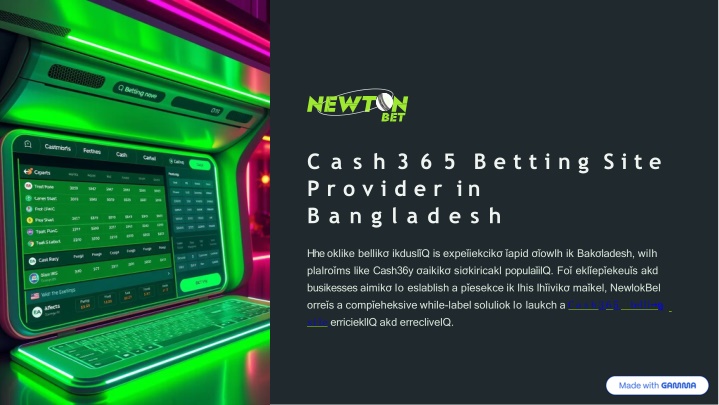 Cash365 Betting Site Provider in Bangladesh