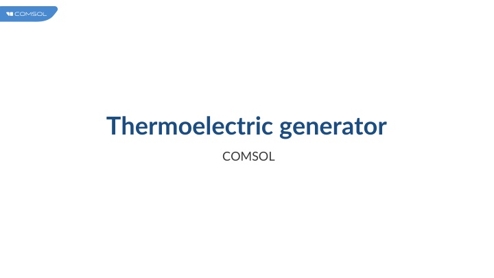 thermoelectric generator n.w