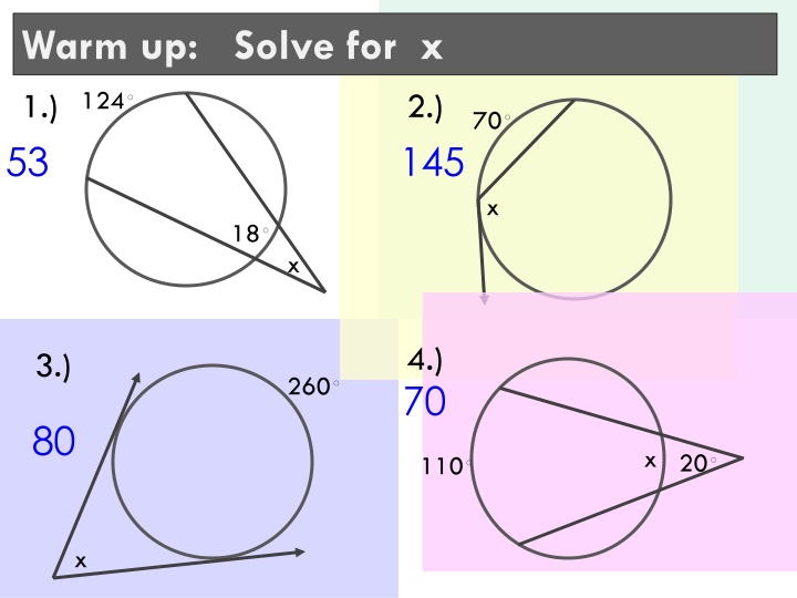 warm up solve for x 1 53 n.w