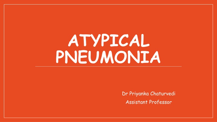 atypical pneumonia n.w