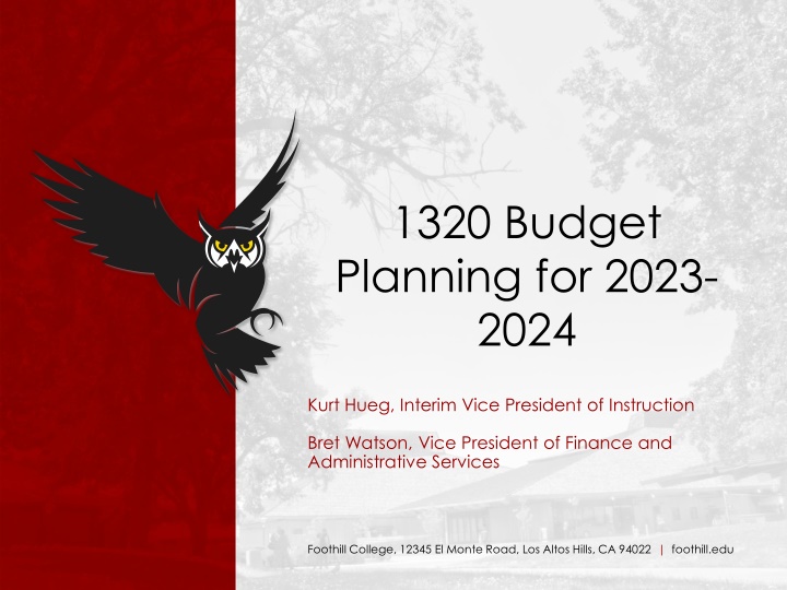 1320 budget planning for 2023 2024 n.w