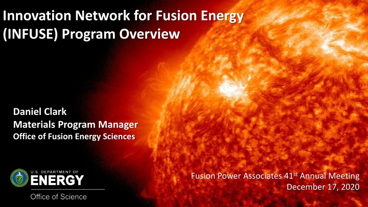 innovation network for fusion energy infuse n.w
