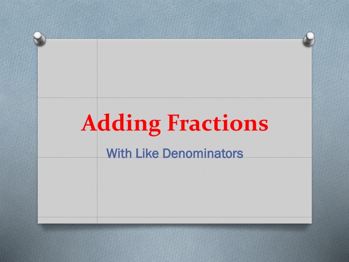 adding fractions n.w