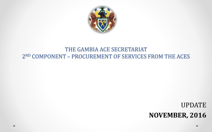 the gambia ace secretariat n.w